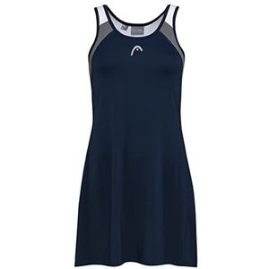 HEAD Dames Club 22 Jurk, Tennis, Donkerblauw, Medium