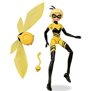 Bandai - Miraculous Ladybug - Minipopje Queen Bee - Beweegbare pop van 12 cm en haar accessoires - Actiefiguur van superheld - P50405