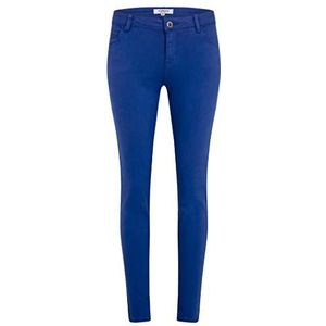 Morgan Skinny broek met lage taille, Royal Blauw, 40