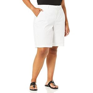 NYDJ Women's Plus Size Bermuda Short, Optic White, 16W