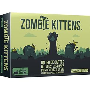 Zombie Kittens – sfeerspel – voor 2 tot 5 spelers – 7 jaar en ouder – spel in het Frans