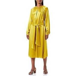 Seidensticker Damesjurk met lange mouwen, regular fit, mosterdgeel, 34