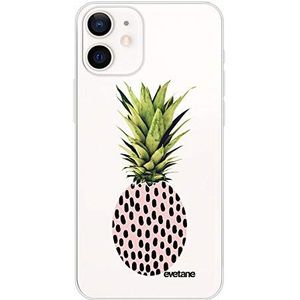 Evetane Hoesje voor 5,4 inch iPhone 12 Mini, ananas stippen