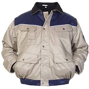 Hydrowear 041091 Purmer Beaver Pilot Jack, 50% Polyester/50% Katoen, X-Large Mate, Khaki/Navy