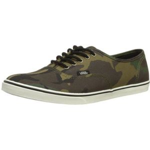 Vans Authentic Lo Pro, uniseks low-top sneakers, camo/militaire olijf/Marshmallow, 9 UK (43 EU), Camo Militaire Olijf Marshmallow