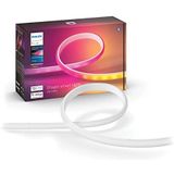 Philips Hue Ambiance Gradient Lightstrip - Wit en Gekleurd Licht - Werkt met Alexa en Google Home - Verbind met Bluetooth of Hue Bridge - Dimbaar - 200 cm Lange Ledstrip - Basis