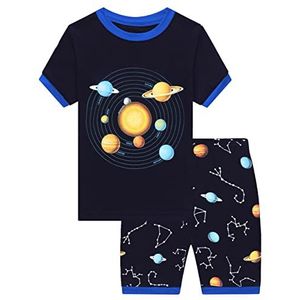 Little Hand Tweedelige pyjamaset, voor kinderen en jongens, A# Planet, 1-2 jaar jongens