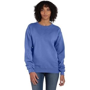 Hanes Heren Comfortwash Garment Dyed Fleece Sweatshirt, Deep Forte Blauw, 3XL