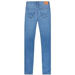 Wrangler Skinny jeans, zwart, W29/L34 dames, blue, 29W / 34L