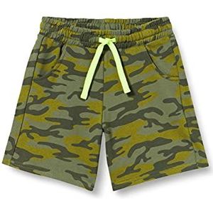 United Colors of Benetton (Z6ERJ) Kinder- en jeugdshorts, Allover Camouflagegroen 69D, 74