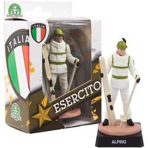 Giochi Preziosi Italiaans leger – figuur van 8 cm, zeer gedetailleerd, zowel in het uniform als in de divisie, voor kinderen vanaf 3 jaar, Eer20A00
