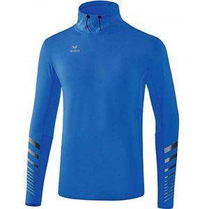 Erima Race Line 2.0 Running Longsleeve voor kinderen, met aanpasbare opstaande kraag en duimlussen