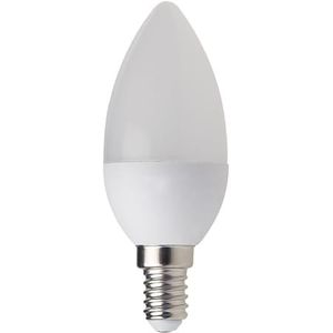 SMD LED lamp, Olive C37, 6W / 470lm, E14 fitting, 6500K