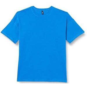 ONLY Dames Onlmay Life S/S Oversized Top JRS T-shirt, blauw, XXS