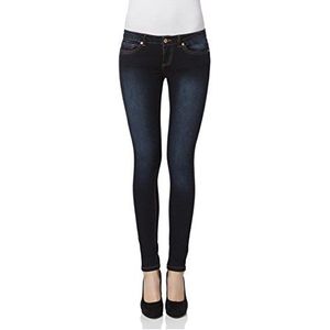 Noisy May Skinny jeansbroek voor dames, Eve Lw Super Slim - Nm, blauw (Dark Blue Denim)., 26W x 32L