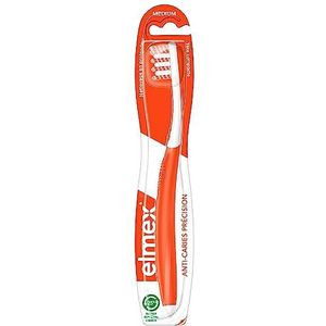 ELMEX - Tandenborstel tegen cariës Interdentale Precisie - Handvat Met 25% Gerecycled Kunststof