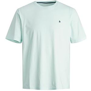 JACK & JONES Heren T-shirt Basic Ronde Hals T-Shirt, Verzachtende zee, M