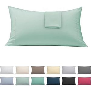 ECOMMERC3 Kussensloop, 150 cm, extra zacht en comfortabel, groen, gemaakt in Spanje, ademend, gemakkelijk te wassen