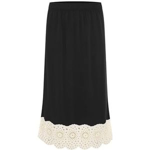 Part Two GatiniPW Damesrok met normale pasvorm Above enkellengte, Zwart, 36