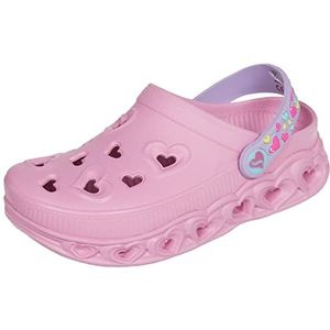 Skechers meisjes 308023l roze klomp, roze Eva, 30 EU