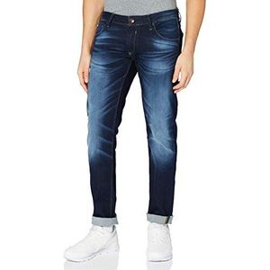 Garcia Russo Tapered Fit Jeans voor heren, blauw (Dark Night), 34W x 32L