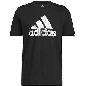 adidas T-shirt, model M Brush G T, kleur zwart, maat S