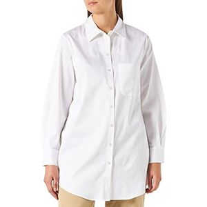 Object Vrouwelijk hemd lang, wit, 44