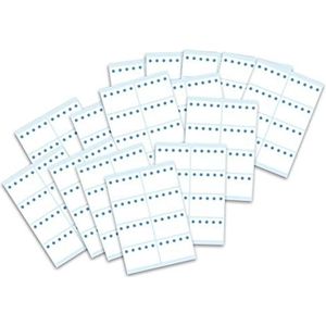 HERMA 15549 diepvriesetiketten, 120 stuks, 26 x 40 mm, 8 per vel, zelfklevend, mat, blanco papier, vriesetiketten om te beschrijven, zelfklevende etiketten, stickers voor diepvriesproducten, wit
