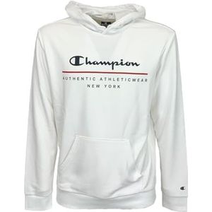 Champion Legacy Graphic Shop Authentic-Powerblend Terry capuchontrui voor heren, Wit, M