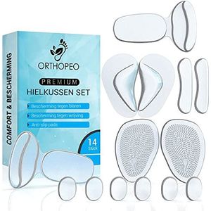 ORTHOPEO - Premium Talonnettes - Transparant - Set van 14 - Antislip
