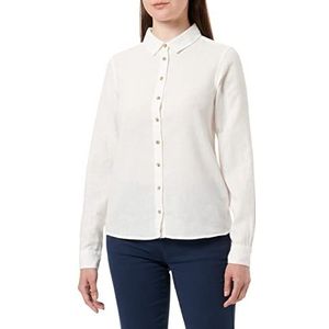 Springfield Linnen overhemd van katoen, Geel/pistache, 32