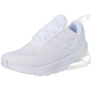 Nike Air Max 270 (Ps) fitnessschoenen voor jongens, Wit Wit Wit Wit Metallic Silver 000, 28.5 EU