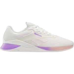 Reebok Dames Nano X4 Sneaker, Krijt/Gewassen Klei/Dgtl Paars, 5.5 UK, Krijt Gewassen Klei Dgtl Paars, 38.5 EU