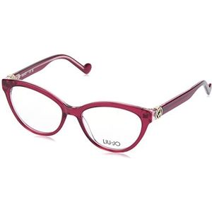 Liu Jo LJ2771R bril, bordeauxrood/roze, 54/17/140 voor dames, bordeauxrood/roze