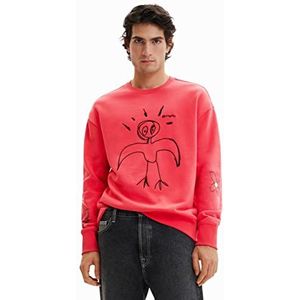 Desigual heren trui sweater, rood, XL