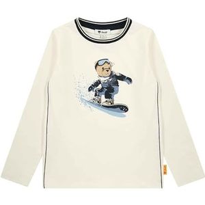 Steiff T-shirt met lange mouwen en lange mouwen, Eggnog, voor kinderen en jongeren, Eggnog, 104