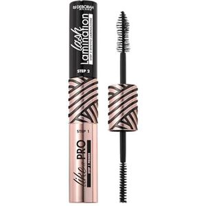 Deborah Milano Like a Pro Lash Lamination Mascara, Sofort-Laminierungseffekt, außergewöhnliches Volumen und Krümmungseffekt, 13 ml