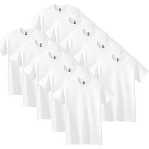 Gildan - G5000 - T-shirt - Wit - Zwaar Katoen