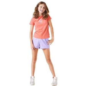 Garcia Kids T-shirt met korte mouwen voor meisjes, grapefruit, 140 cm