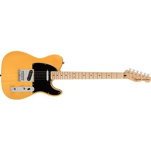 Fender Squier door Affinity Series Telecaster, Esdoorn toets, Butterscotch Blond