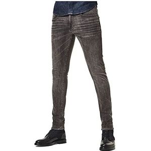 G-Star Raw heren Jeans 3301 Skinny,faded black magneet,34W / 34L