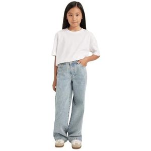DeFacto Jeans voor meisjes, modieuze cargobroek voor meisjes, Lt.Blauw, 8-9 Jaren