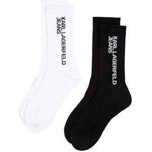Karl Lagerfeld Jeans, Heren, Essential Logo Sokken, 2Pack,Veelkleurig, 38/42
