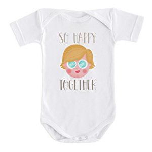 Frikids Body met korte mouwen Blond Walker 3 m