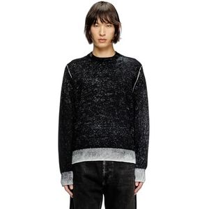 Diesel, Heren, Truien, Zwart, Maat: L Katoen,