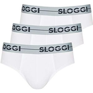 Sloggi Sloggi Men Go Mini C3P Slip voor heren, wit, 4