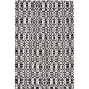 Northrugs Binnen en buiten tapijt Coin zwart, 140x200 cm