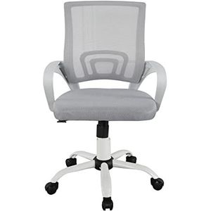 La Silla Española Ribadeo stoel, wit-grijs, klein