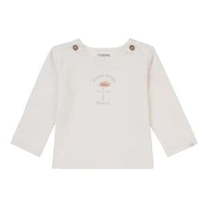 Noppies Baby Unisex T-shirt Madison Long Sleeve voor baby's, Pristine - N021, 56 cm