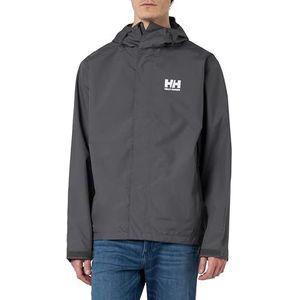 Helly Hansen Seven J Herenjas, waterdicht, winddicht en ademend regenjack met capuchon